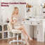 Vanity Desk Chair Dressing Table Chairs Swivel Armless Height Adjustable Foam Padded Bedroom Makeup Office Chair-1866584855-1866584852