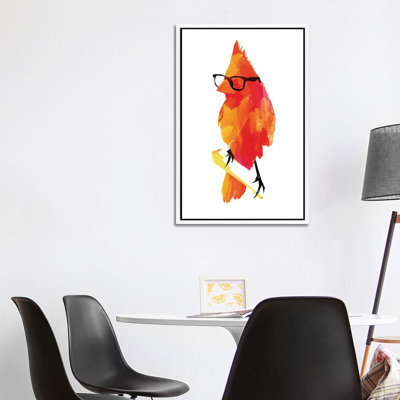 Punk Bird by Robert Farkas - Print on Canvas