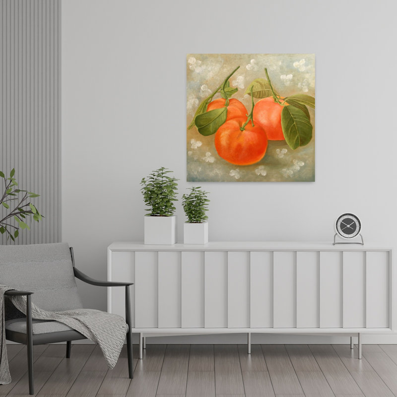 Vibrant Orange Still Life by Angeles M. Pomata - Wrapped Canvas Print, 60.96 cm H x 60.96 cm W