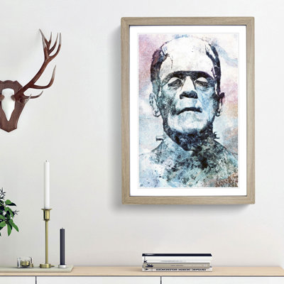 Frankenstein in Abstract - Picture Frame Painting Print