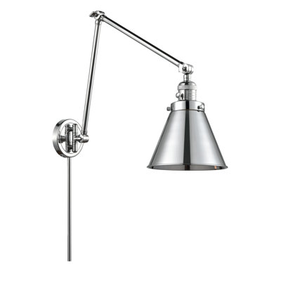 Rouvin - Polished Chrome -Adjustable Swing Arm