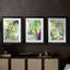 «Bright Tropical Abstraction I», reproduction sur mesure encadrée de qualité supérieure - 3 pièces-796118185-796118187