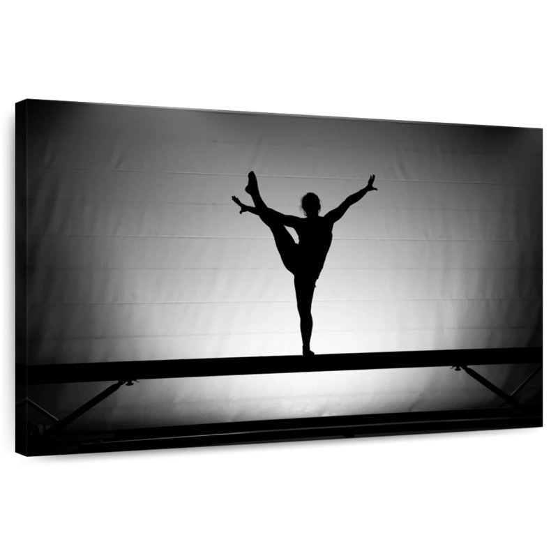 Sirci Gymnast On Beam, H 34 po x l 51 po