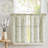 Linen Rod Pocket Floral Farmhouse Cafe Kitchen Curtains-910487228-910487230