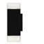 Saxton Integrated LED Matte Black Outdoor Wall Lantern-426201881