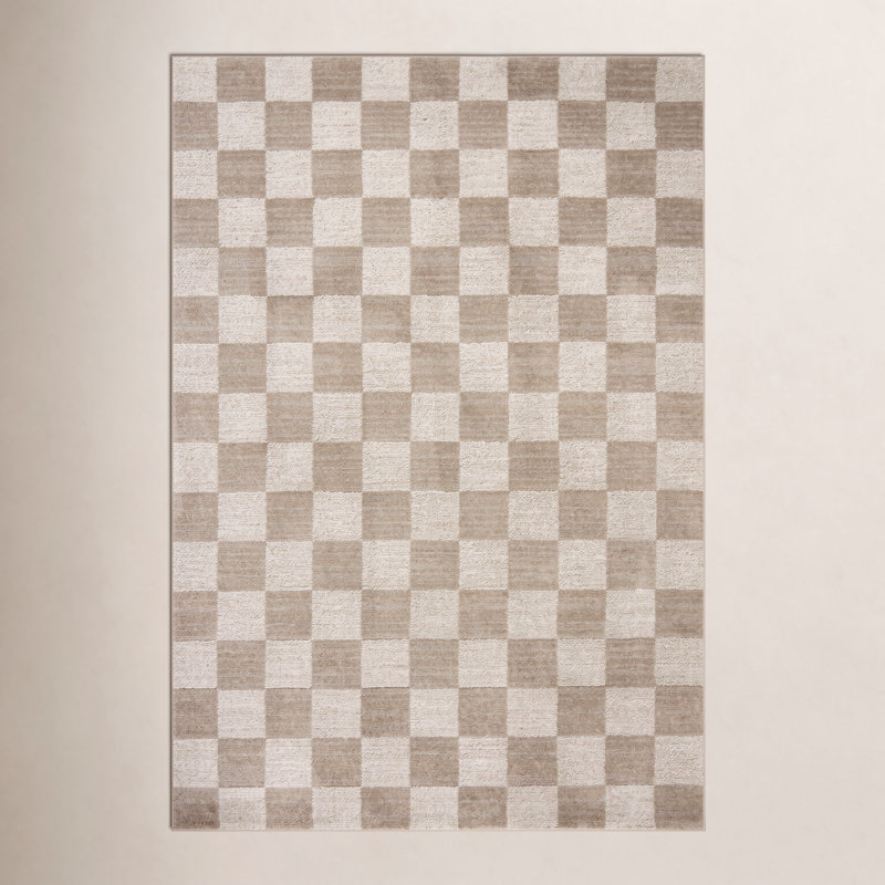 Chris Loves Julia x Loloi Calvin Pebble / Ivory Area Rug, Rectangle 7'10" x 10'