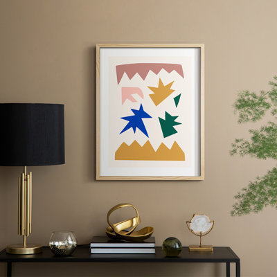 Matisse CDLXV III, reproduction d'art encadrée - Bois massif