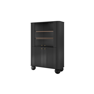 Glass 103 cm W Display Cabinet