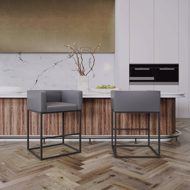 Tabouret de comptoir, Gris