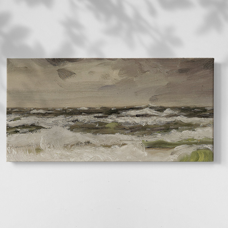 Série nautique-CCCCL XXXVII - Toile tendue avec châssis - Prêt à être accroché, H 24 po x l 48 po