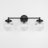 Markeice 3-Light Dimmable Sphere Globe Ribbed Glass Bathroom Vanity Light-854994501