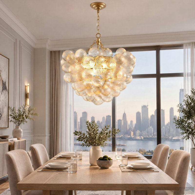 6 - Light Iron Chandelier
