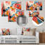 Tourbillon d'art coloré abstrait coloré I - décoration murale abstraite en métal MT137313-845105479
