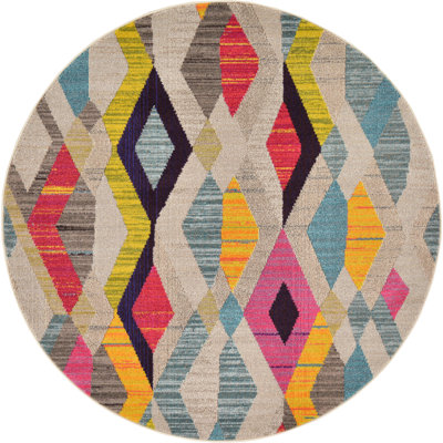Lonniet Washable Geometric Indoor Rug