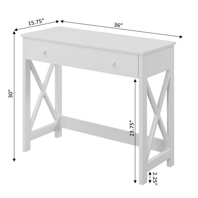 Rezan 36'' Desk with Drawer
