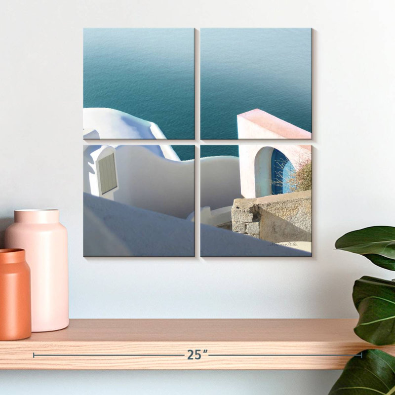 Nicci Coastal Santorini II, H 18 po x l 18 po