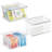 iDesign Stackable Hinged-Lid Pantry or Kitchen Storage Box - Lidded Storage Box for Organizing Cabinets and Under Sinks