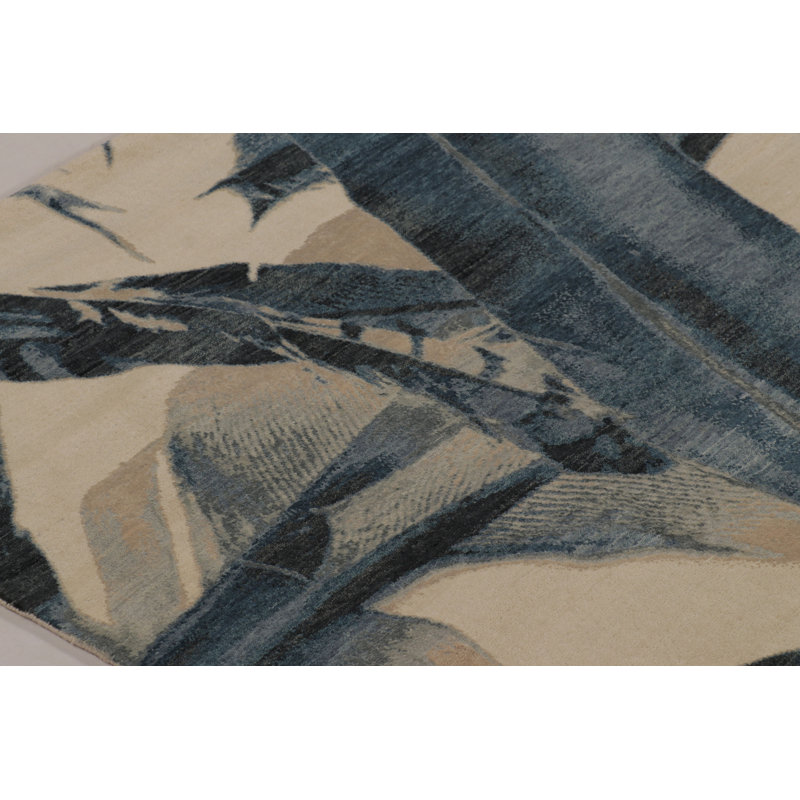 Modern One-of-a-Kind 9'0X12'0 Hand Knotted Area Rug
