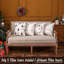 Coussins décoratifs de Noël en argent et blanc 18 x 18, ensemble de 4, décorations de Noël en forme de flocon de neige, arbre de Noël Let It Snow, coussins décoratifs pour canapé