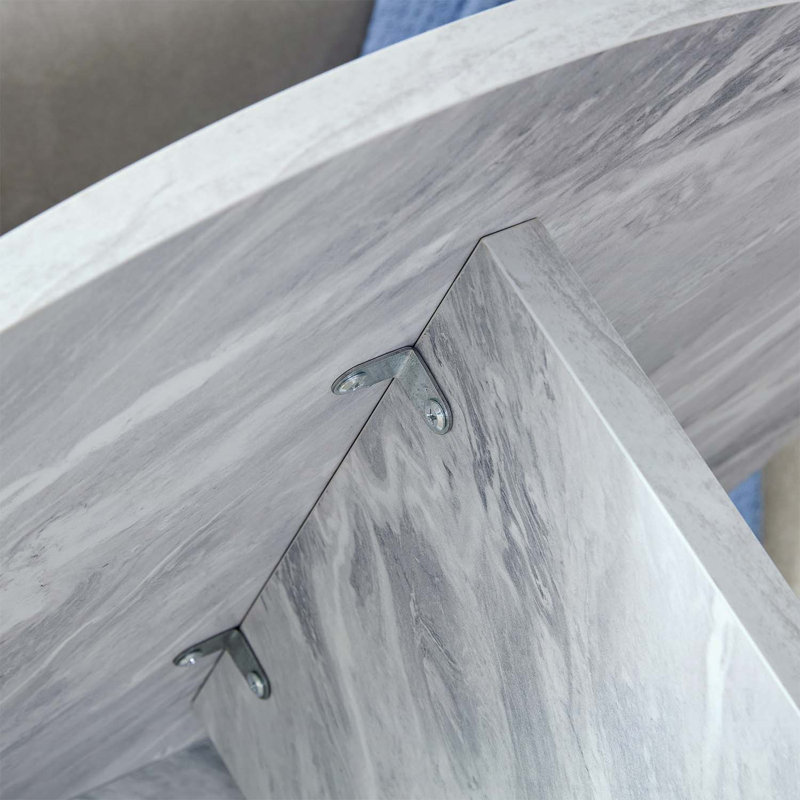 Table basse ronde, Gris