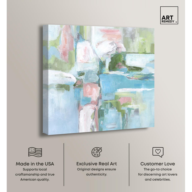 «An Explosion of Colors», reproduction d'art sur toile par Art Remedy, H 12 po x l 12 po, Toile tendue avec châssis