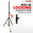 5 Core Universal Speaker Stand w Mount Bracket LED Lights Adjustable Height 40 - 72" Capacity 132lb