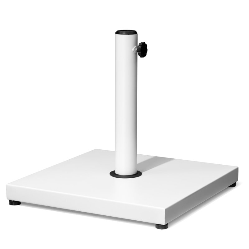 Porte-parapluies Agosto 40lb, White Concrete/40 LB