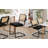 Modern Mid-Century Breuer Designed Velvet Rattan Dining Chairs Set With Chrome Legs For Elegant And Comfortable Seating-1612245977-1612245979