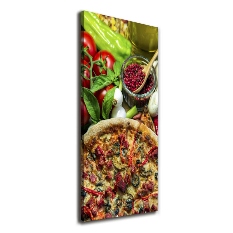 Pizza - Wrapped Canvas Print