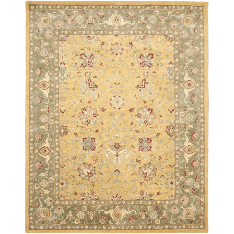 Tapis oriental en laine touffeté à la main Dunbar, Rectangle 9 pi 6 po x 13 pi 6 po