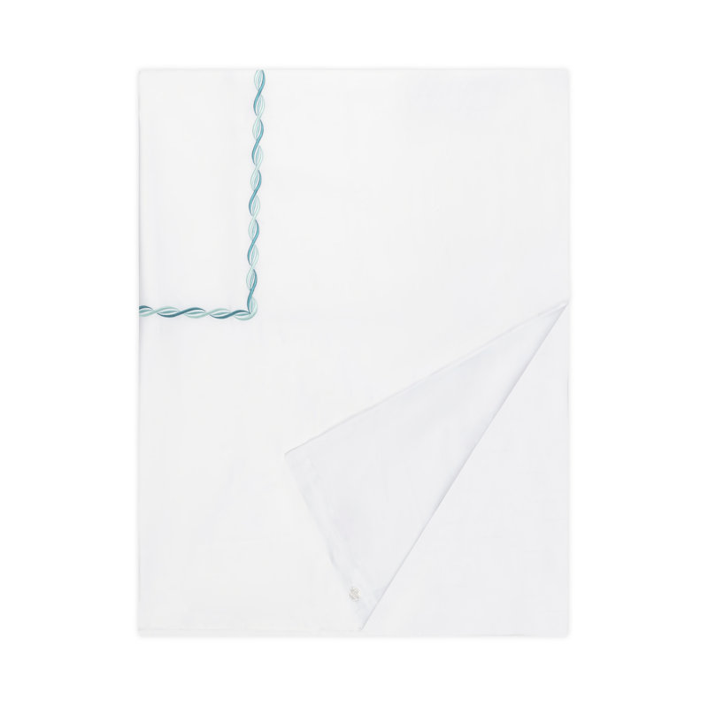Cadence Duvet Cover, Aqua, King Duvet Cover