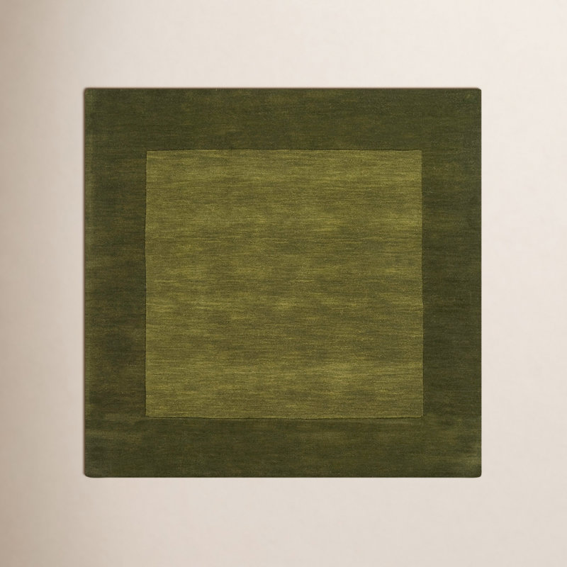 Tapis en laine tissé à la main Dolma, Carré 8 pi
