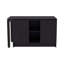 Bureau Elfrida, deux tablettes de rangement ouvertes