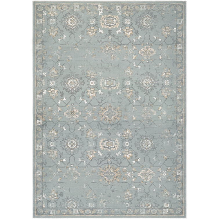 Tapis vert menthe Bensley
