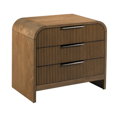ADELE THREE DRAWER NIGHTSTAND