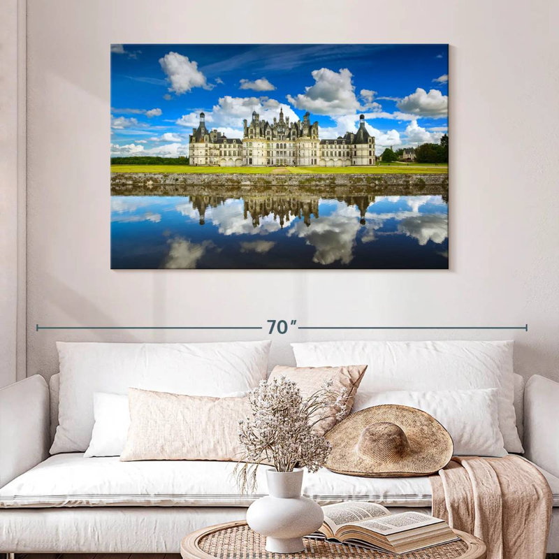 Lilie Chambord Castle, H 32 po x l 48 po