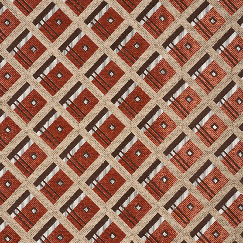 Tissu Legrad Argyle, Cognac