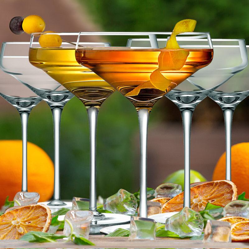 10 oz Ensemble de verres à martini