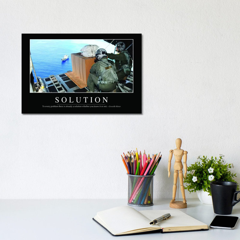 Solution II by Stocktrek Images - Wrapped Canvas Print, 20.32 cm H x 30.48 cm W