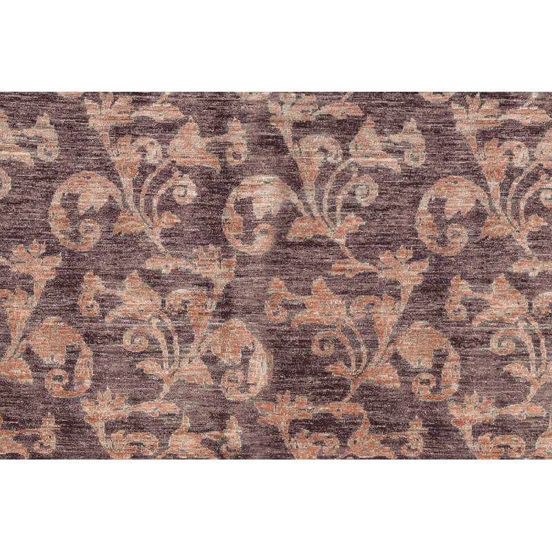 Tapis brun de haute qualité noué à la main