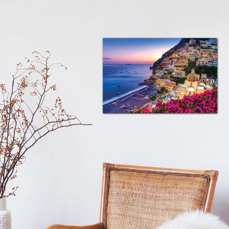 Positano, Church Santa Maria Assunta III by Susanne Kremer - Wrapped Canvas Print, 30.48 cm H x 45.72 cm W