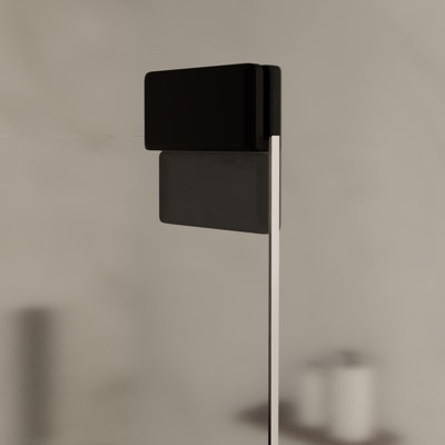 Butoir de porte de douche sans cadre Brixwell BDS10RB