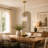 1-light 7.67" Clear Hammered Glass Pendant Light Kitchen Island Light-512223533