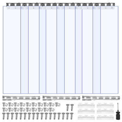 Waterproof Plastic and Vinyl Door Curtain