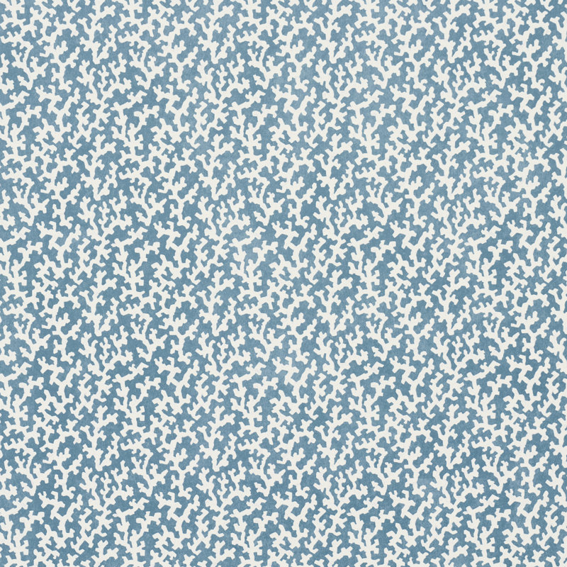 Papier peint Schumacher X Veere Grenney Folly, Bleu
