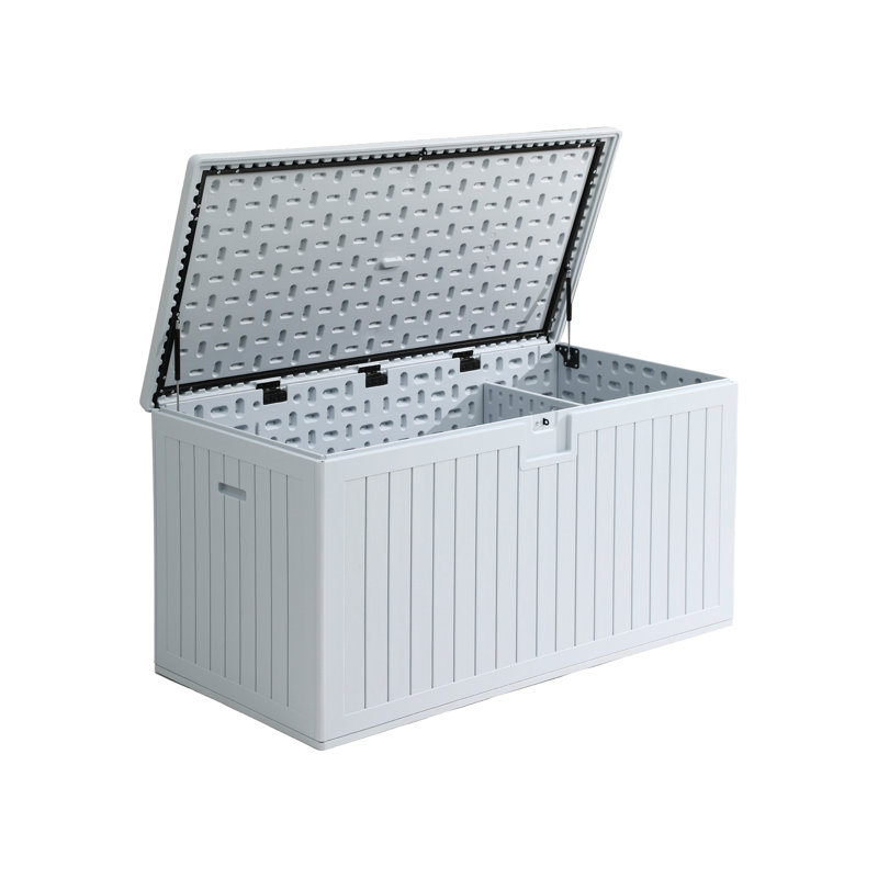 Boîte de rangement pour terrasse Edrosie Inc, Blanc, 230