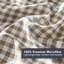Ensemble d'édredon en microfibre prélavée Gingham-113420694-113420698