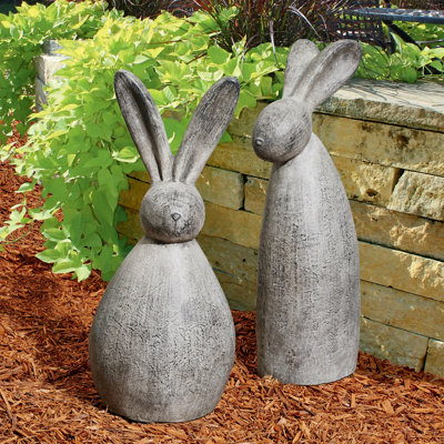 Ensemble de statue de lapin Big Burly