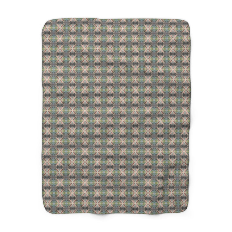 Jeté en molleton Sherpa - motif de Clarinette