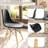 Dining Table Set Modern 5 Pcs For 4 Round Dining Room Table Set With Solid Wood Leg-772337744
